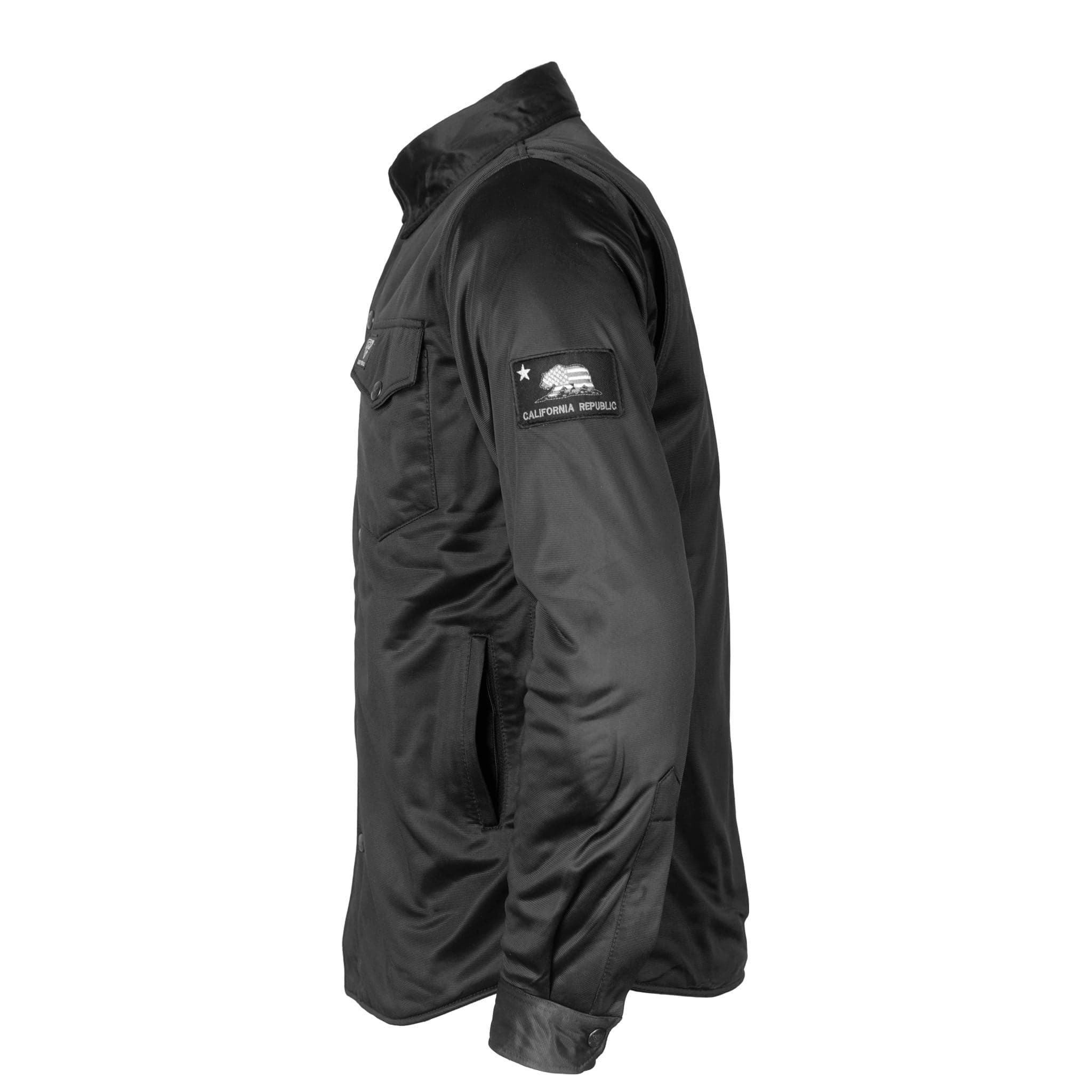 Beyond Riders Jacket Ultra Protective Shirt - Black Solid with Pads – Beyond Riders