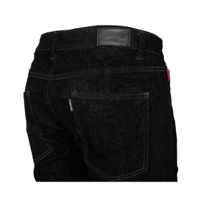 Straight Leg Protective Jeans - Black with Pads