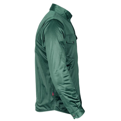 Ultra Protective Shirt - Dark Green Solid with Pads