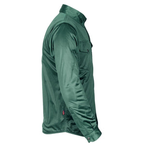 Ultra Protective Shirt - Green Solid with Pads