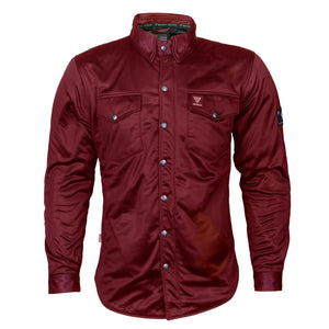 Ultra Protective Shirt - Red Maroon Solid with Pads